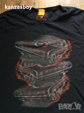 hugo boss orange - страхотна мъжка тениска КАТО НОВА, снимка 2 - Тениски - 36623126