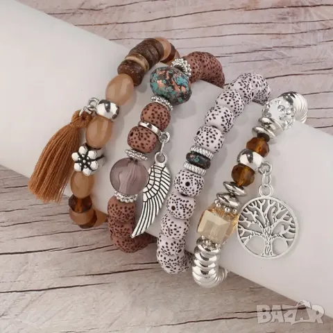 Бохемска гривна, снимка 4 - Гривни - 47835627