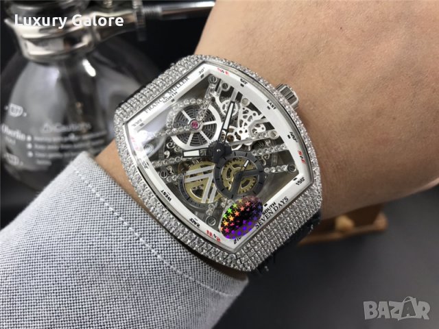 Мъжки часовник Franck Muller Vanguard Seven Days с автоматичен механизъм, снимка 5 - Луксозни - 38306734