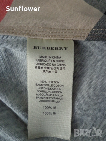 Оригинална блуза Burberry със страничен цип, размер L  , снимка 5 - Блузи с дълъг ръкав и пуловери - 51720646