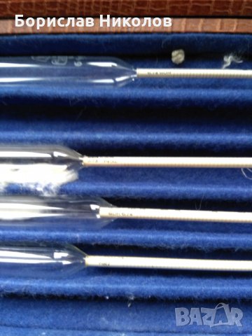 Аерометри и оловно стъкло, графит тигел и балванка