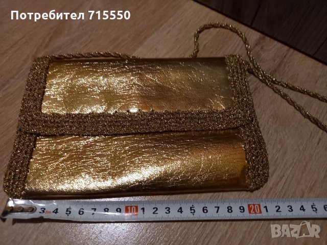 Парти чантичка в златисто , снимка 3 - Чанти - 32829046