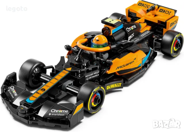 НОВО ЛЕГО 76919 Спийд Шампиони - 2023 Макларън F1 болид LEGO 76919  McLaren 2023 Formula 1 Car, снимка 6 - Конструктори - 49582624