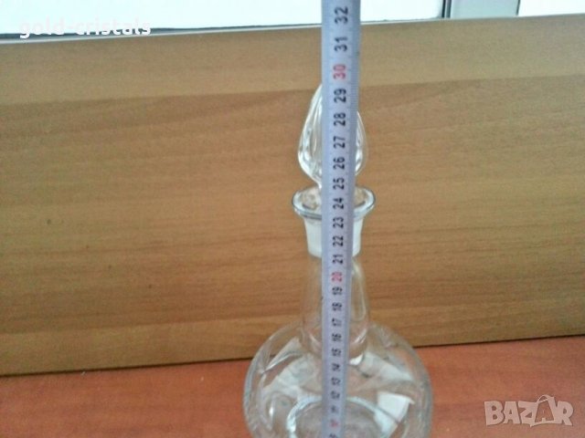 кристална гарафа , снимка 4 - Антикварни и старинни предмети - 27379086
