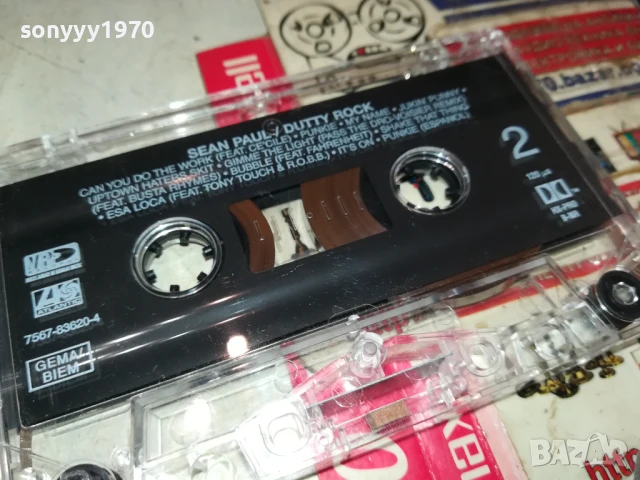 SEAN PAUL-ORIGINAL TAPE 2007252006, снимка 16 - Аудио касети - 51084625