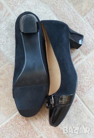 Официални дамски черни обувки с ток., снимка 5 - Дамски елегантни обувки - 33002710