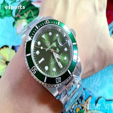 Мъжки часовник Reginald Silver Green сребристо-зелен неръждаема стомана нов luxury , снимка 14 - Мъжки - 37005727