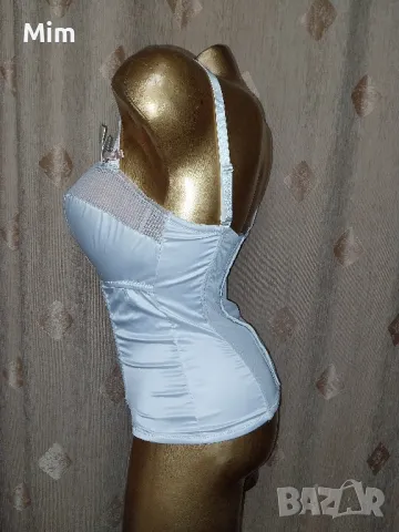 Parfait 75 E Сатенен корсет в екрю, снимка 3 - Корсети, бюстиета, топове - 50076473