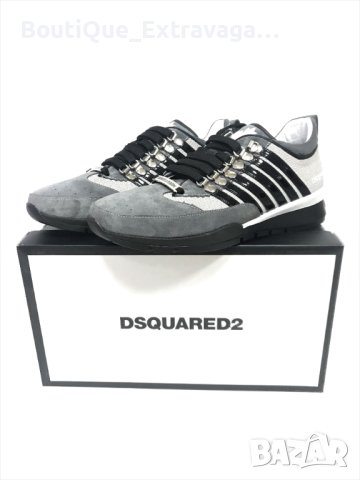 Мъжки обувки Dsquared Black/Grey !!!, снимка 4 - Маратонки - 44033167