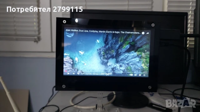 Монитор 7 инчов  1024x600, HDMI,Touch Screen, снимка 3 - Монитори - 50513882
