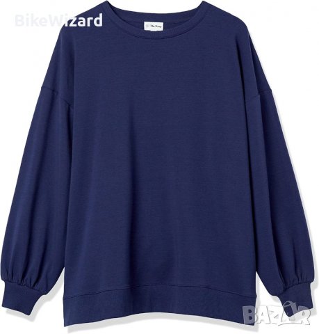 The Drop Kiko Дамска блуза с голямо деколте, син, XS НОВА, снимка 4 - Блузи с дълъг ръкав и пуловери - 39705056