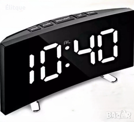Мултифункционален огледален електронен часовник DT-6507, снимка 6 - Други стоки за дома - 52820211