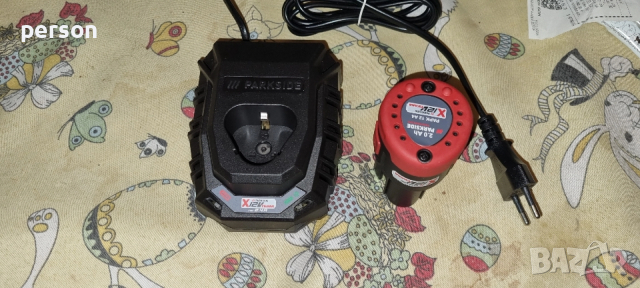 Батерия и зарядно Parkside 12v чисто нови с гаранция, снимка 3 - Други инструменти - 52857499