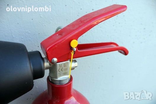 Пломба ПВЦ за пожарогасители 230мм. Индикаторни пластмасови пломби в ...