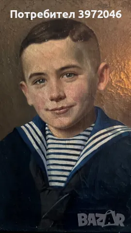 Антикварни портрети / подписани , масло върху платно /, снимка 4 - Антикварни и старинни предмети - 49463255