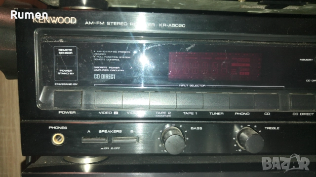 KENWOOD KX W 6050 + KENWOOD KR A 5020, снимка 4 - Декове - 52368721