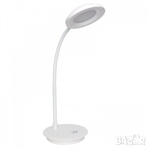 Гъвкава (Кръг) LED лампа за бюро с USB зареждане и тъч контрол, снимка 1 - Лед осветление - 33197788