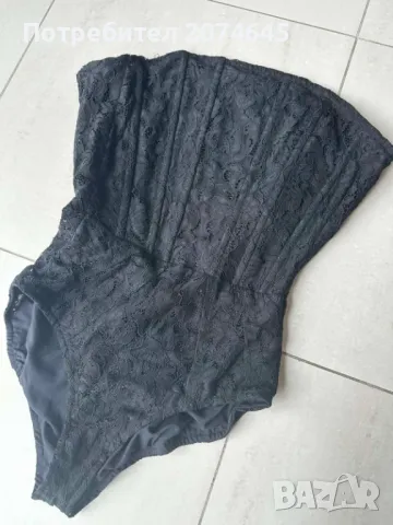 Karen Millen боди тип бюстие,корсет.Черна дантела/XS, снимка 5 - Корсети, бюстиета, топове - 50012949