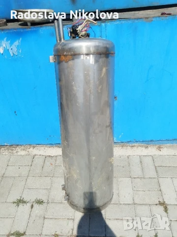 Водосъдаржател от неръждаема стомана 80 литра , снимка 4 - Други стоки за дома - 50650216