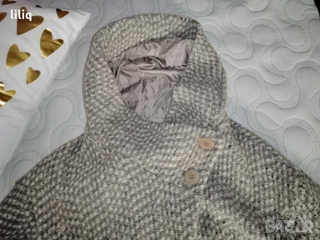 Страхотно италианско вълнено палто като ново, снимка 5 - Палта, манта - 34943903