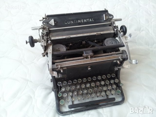 Стара пишеща машина Continental, снимка 1 - Антикварни и старинни предмети - 39873759