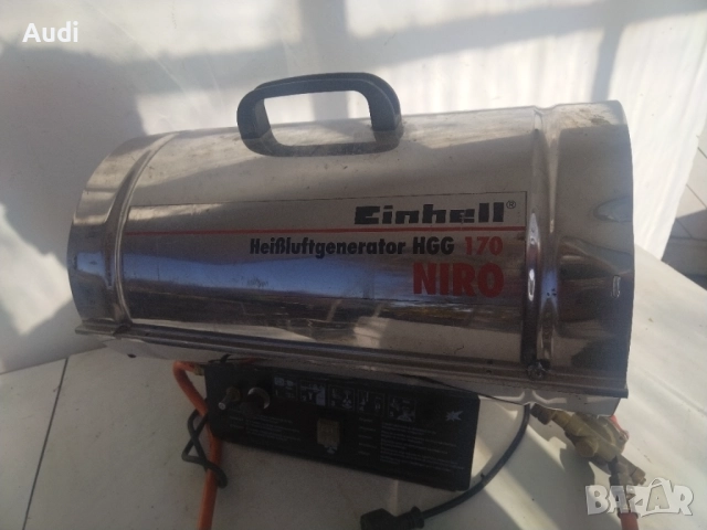 Газов калорифер EINHELL HGG17  17.5kW Консумация на газ 0.8 - 1.35kg/h Регулиране подаването на газ , снимка 8 - Отоплителни печки - 52298856