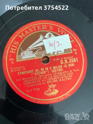 Грамофонни плочи His master voice, снимка 5 - Грамофонни плочи - 48547574