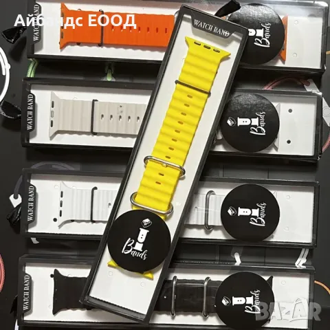 Силиконови каишки Ocean Band за Apple Watch ULTRA/11/10/9/8/7/6/5, снимка 9 - Каишки за часовници - 49422964