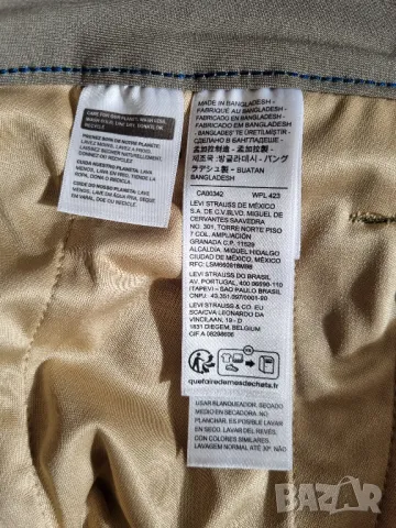 Мъжки панталон Levi's Chino Standard Tech, размер 34х34, снимка 13 - Панталони - 50071836