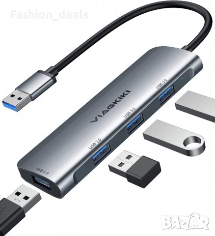 Нов алуминиев свръхскоростен USB сплитер за трансфер на данни Хъб лаптоп