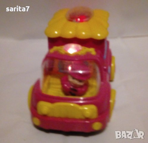 Детска розова музикална кола, снимка 4 - Коли, камиони, мотори, писти - 33669171