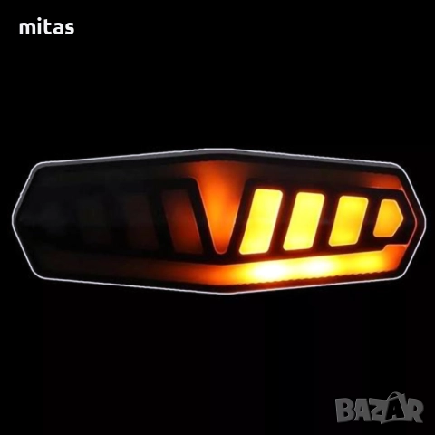 Задна LED светлина с МИГАЧИ, Безжично управление, Звуков сигнал, USB, снимка 6 - Аксесоари за велосипеди - 45620525