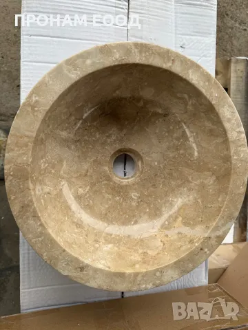 Мивка за баня от полиран камък , снимка 2 - Мивки - 49685908