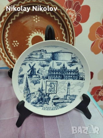 Порцеланови/Керамични чинии за стена , снимка 12 - Чинии - 53479932