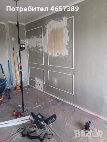 Извършва вътрешни ремонти на вашия дом, офис, вила. Шпакловка, боя, картон, зидария, плочки, бани.