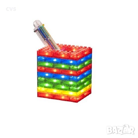 Светещ конструктор Light Stax S12003 SHINE, 75 части, 3in1,, снимка 3 - Конструктори - 27715804