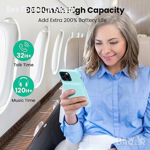 Нов 8600mAh Кейс-Батерия за iPhone 14 Pro Max / Plus / 13, снимка 3 - Калъфи, кейсове - 43567911