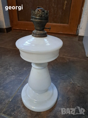 Стара стъклена газена лампа 32/3