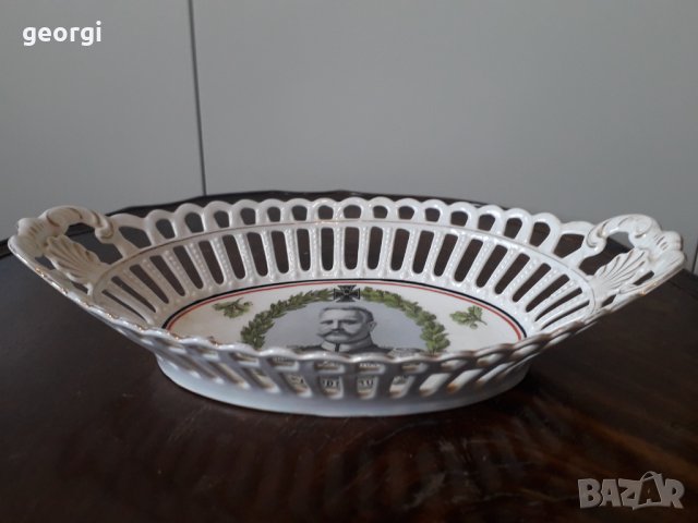 WWI порцеланово плато Hindenburg  17/1, снимка 3 - Колекции - 34965746
