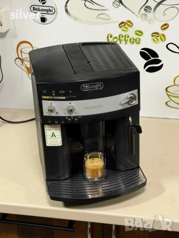 Кафемашина кафе автомат delonghi magnifica с гаранция, снимка 5 - Кафемашини - 53377009