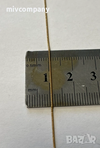 Златен синджир 2.30гр.66см., снимка 3 - Колиета, медальони, синджири - 53075502