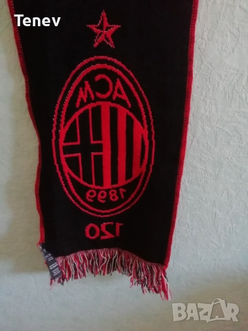 AC MILAN 120 ANNI 1899-2019 PASS120N юбилеен шал футболен Милан SCARF SCIARPA ULTRAS оригинален , снимка 4 - Футбол - 52802332