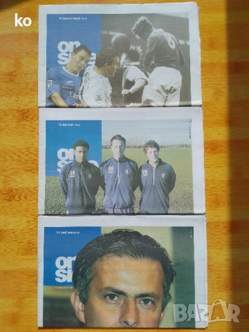 Chelsea FC-вестници клубни 2003,2004г,6 броя+2бр програми на Челси , снимка 11 - Списания и комикси - 51549154