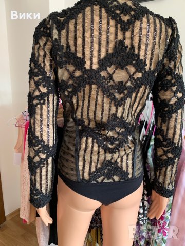 Alessa Алеса боди от дантела, снимка 12 - Блузи с дълъг ръкав и пуловери - 40816487
