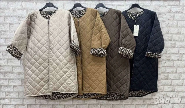 дълги дамски якета с леопардов акцент , снимка 2 - Якета - 50871151
