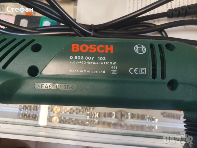 Вибрационен делташлайф BOSCH PDA 10-92 с кутия е резервни приставки. В отлично техническо и визуално, снимка 6 - Други инструменти - 51973123