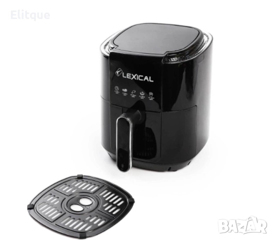 Фритюрник с горещ въздух Lexical Airfryer LAF-3011-1/2 1200W 3.5L бял/черен, снимка 6 - Други - 52869413