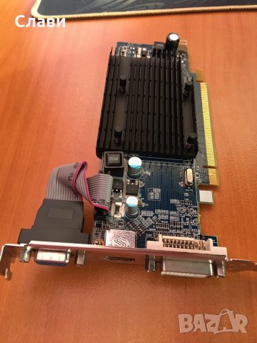Видеокарта AMD Radeon Sapphire HD4350 512MB DDR2 DVI HDMI VGA PCI-Express, снимка 8 - Видеокарти - 39094646