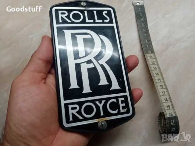 Емблема, Ролс-Ройс, Ролс-Ройс, ретро табела, авто

, снимка 6 - Части - 47666462