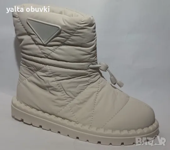 Дамски апрески 6801, снимка 2 - Дамски боти - 48155327